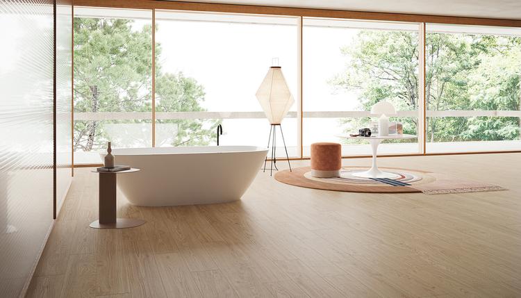 Mimesis | Emilceramica Gres Porcelánico Emil Mimesis Madera Baño Ecru Imagen Galería | Emilceramica
