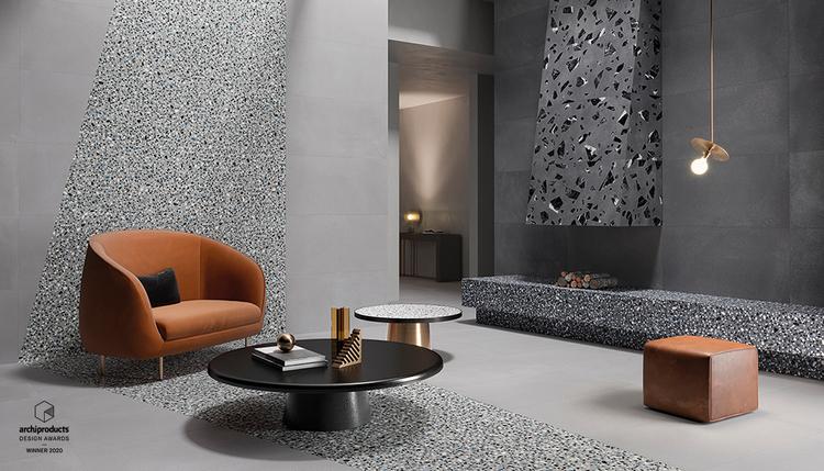 Medley | Emilceramica Porcelain Stoneware Ergon Medley Stone Living-room Grey Minimal,dark Grey Minimal,grey Classic,dark Grey Classic | Emilceramica