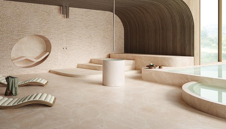 Salt Stone | Emilceramica Porcelain Stoneware Provenza Salt Stone Stone Bathroom Pink Halite | Emilceramica