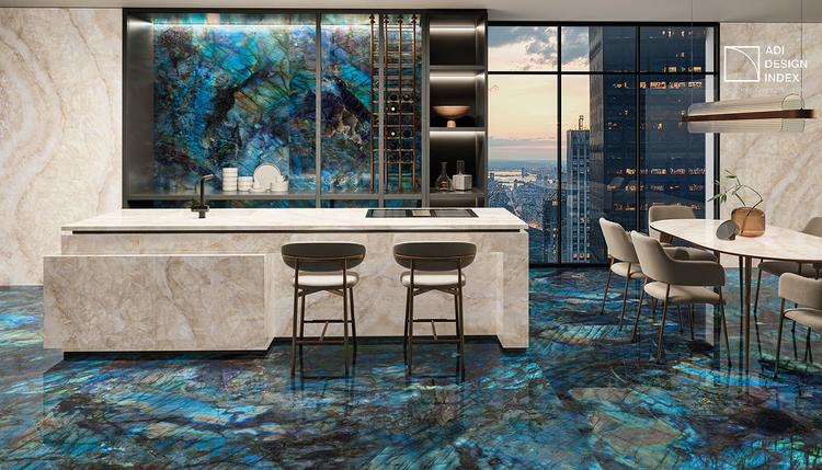 Tele di Marmo Lumia | Emilceramica Porcelain Stoneware Emil Tele Di Marmo Lumia Marble Kitchen Labradorite ,ivory Gioiello | Emilceramica