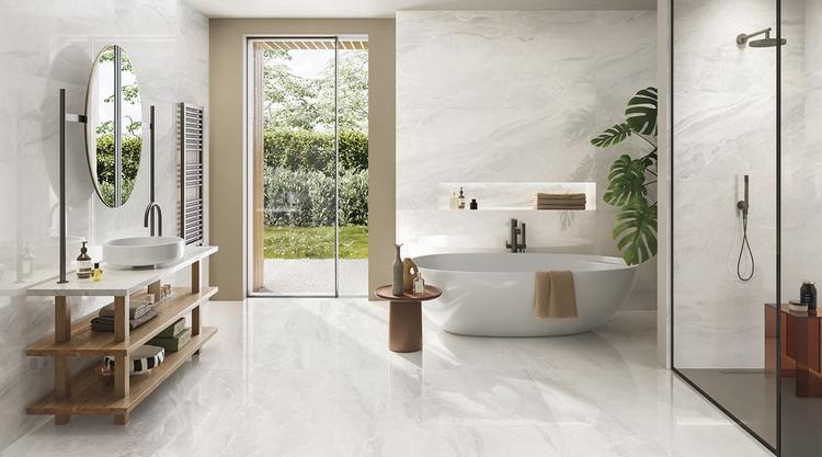Tele Di Marmo Selection | Emilceramica Grès Cérame Emil Tele Di Marmo Selection Marbre Salle De Bain White Paradise Image Galerie | Emilceramica