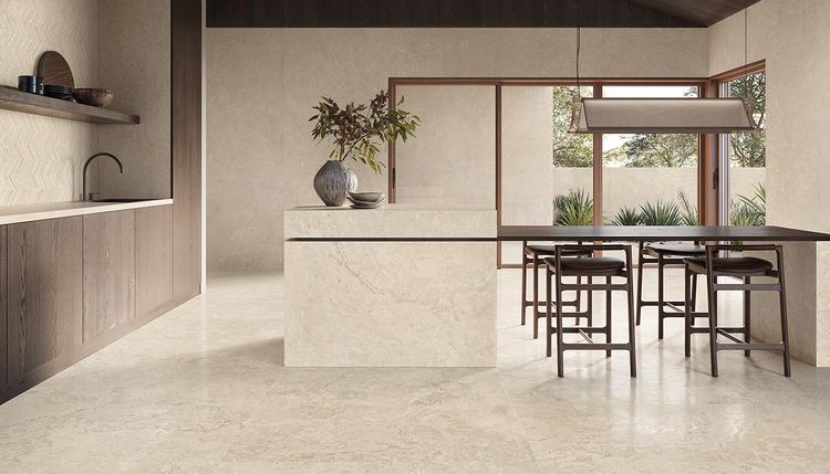Unique Bourg | Emilceramica Porcelain Stoneware Provenza Unique Bourg Stone Kitchen Beige Variée,beige Minimal,beige Pointes | Emilceramica