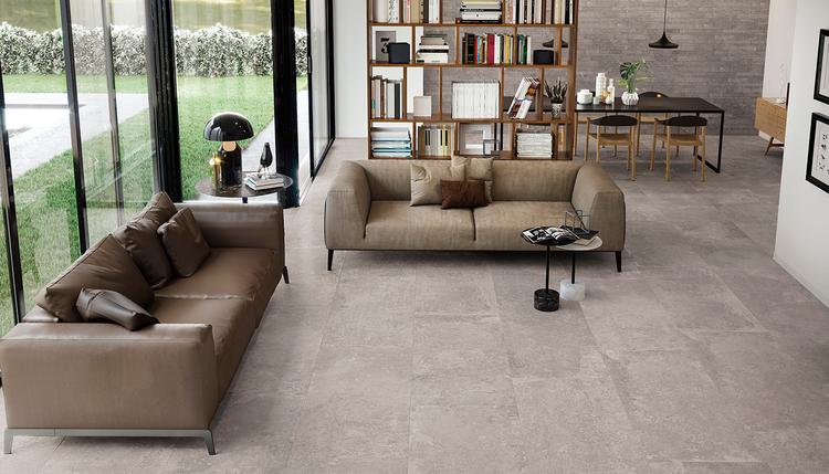 Heritage | Emilceramica Porcelain Stoneware Viva Heritage Stone Living-room Grey | Emilceramica